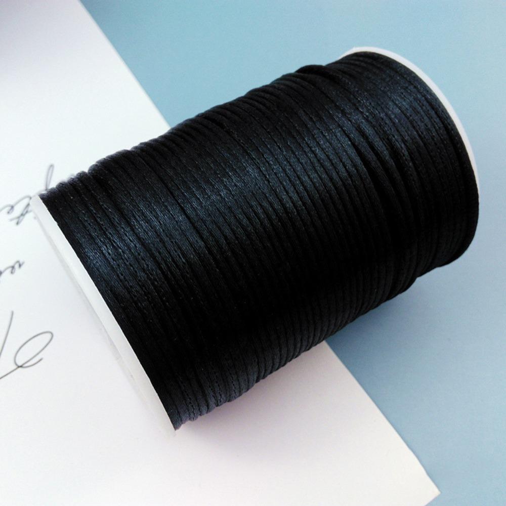 Satin Finish Macrame Thread Cord Flexible DIY Bracelet Cord Beading String  Handicraft Supplies