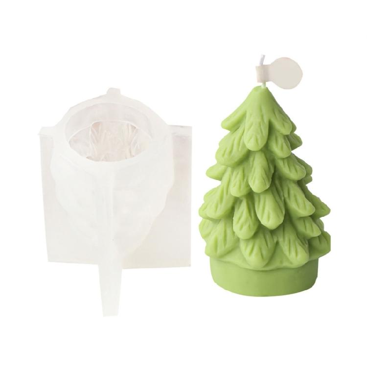 Christmas Tree Candle Molds Handmade Castings Molds Scented Candle Molds Clay Molds Plaster Molds Epoxy Resin Molds