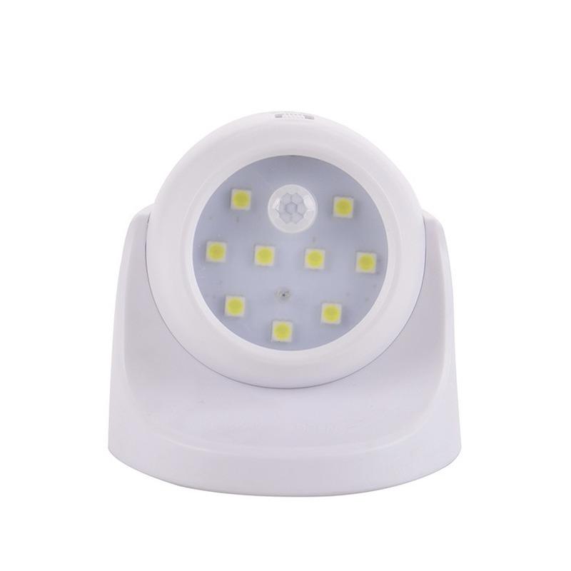 9 Lamp Beads LED Wall Lights Motion Sensor Night Light 360 Degree Rotation Wireless Auto PIR IR Infrared Detector Security WF923