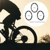 3Pieces Bicycle Cassette Flywheel Washer Hub Spacer Freehub Grooved Gasket Accessories Lightweight