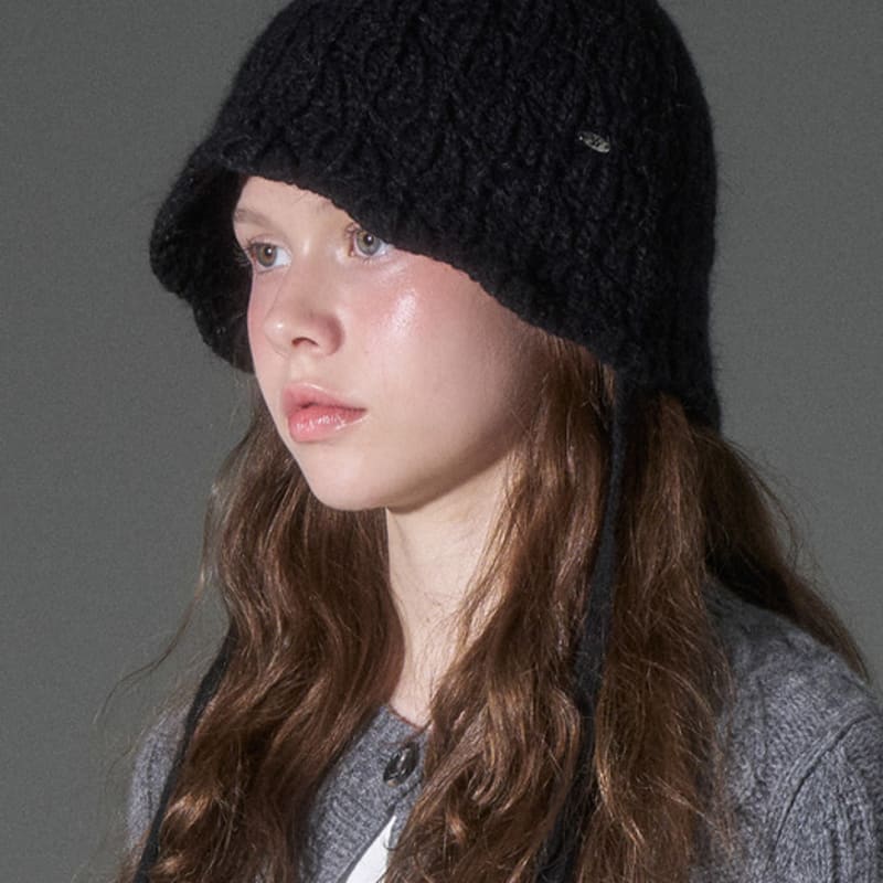 WHITE SANDS Angora Knit Hat Viare (4 colors)