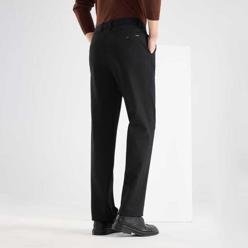 Fengxun Men's Thickened Straight-Leg Casual Pants