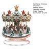 Christmas Ornament Waterproof Acrylic 2D Flat Carousel Xmas Themed Ornament Large Size Table Home Decoration