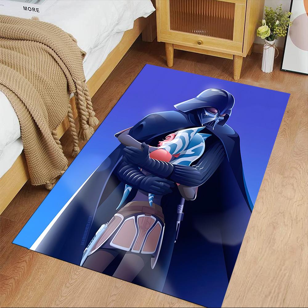 Star Wars Floor Rug Office Rug Design for Foyer Outdoor Game Room Decorate Room Anti-slip Rug Office Home Decor Perfect Gift for Women Men