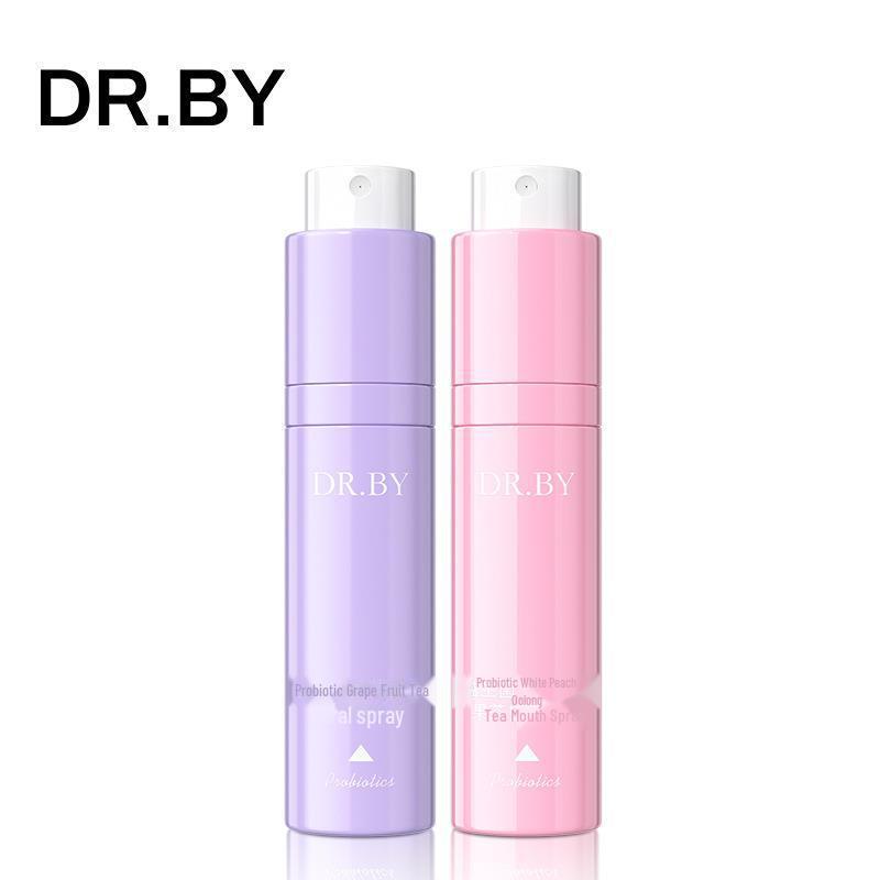 Dr. BY Fresh Breath Probiotic Oral Spray - Grape White Peach Oolong Flavor
