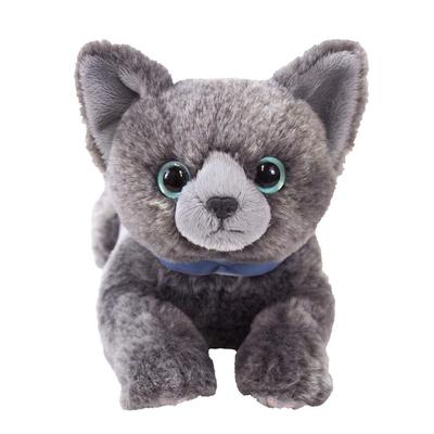 Sun Lemon Russian Blue Lap Cat, Small, 13 X 36 X 15cm, Plush Toy, Cute Animal, Cat, P-7662