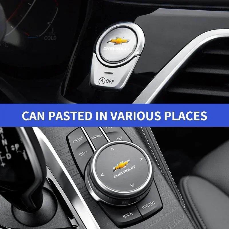 1/2/5/10 szt. Logo samochodu Naklejki Ochronne przed Zarysowaniami na Klamki Drzwi Samochodowe Do Chevrolet Spark Captiva Cruze Malibu Equinox Trax Camaro Bolt