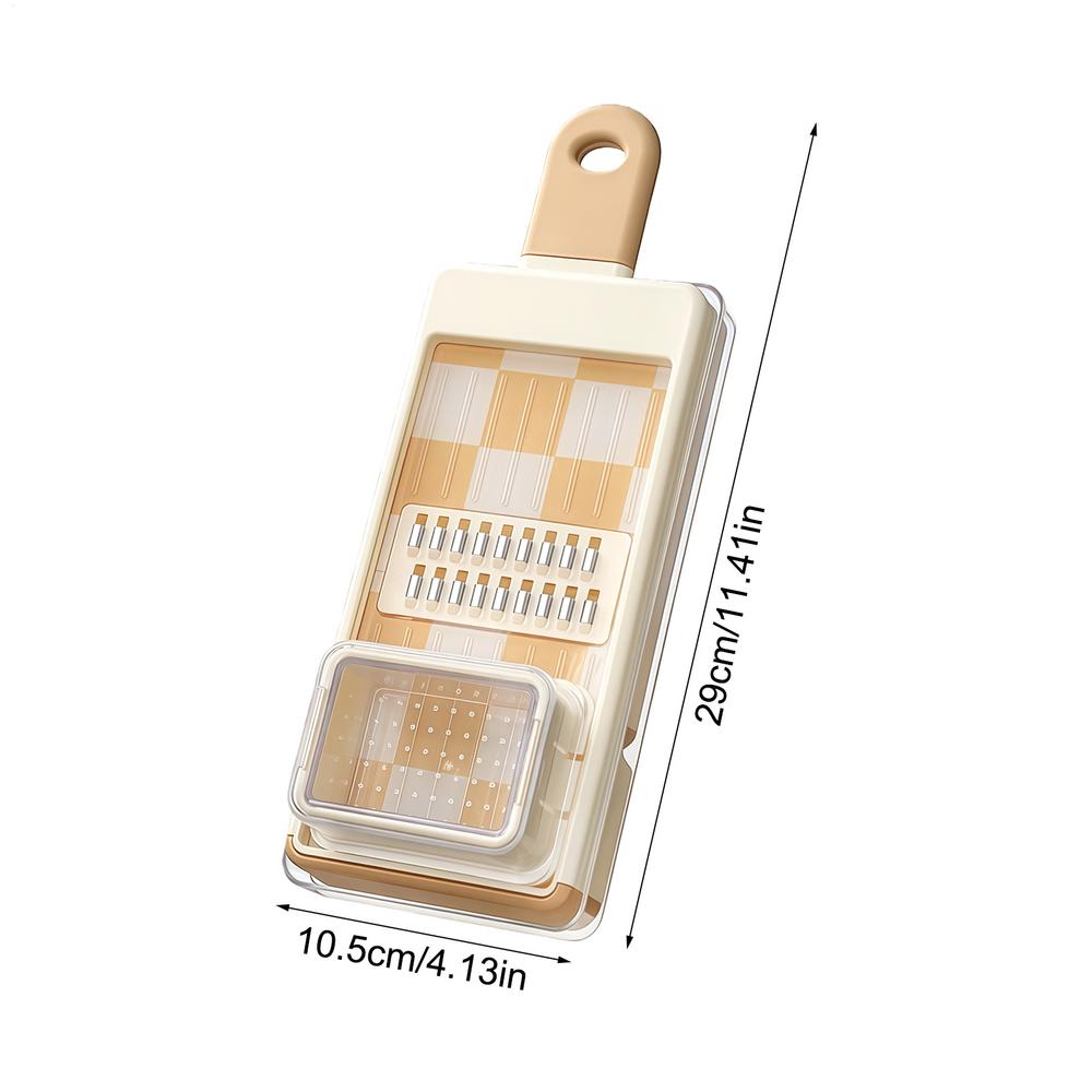 Vegetable Chopper Slicer 4-in-1 Food Cutter Grater Household Carrot Grater For Kitchen Home Restaurant Salad Vegetable Fruit