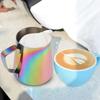 550ML Milk Frothing Cup Stainless Steel Coffee Frothing Pitcher Portable Latte Cup  Milk Tea Shop
