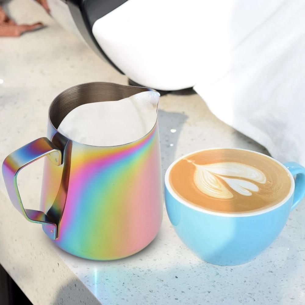 550ML Milk Frothing Cup Stainless Steel Coffee Frothing Pitcher Portable Latte Cup Milk Tea Shop