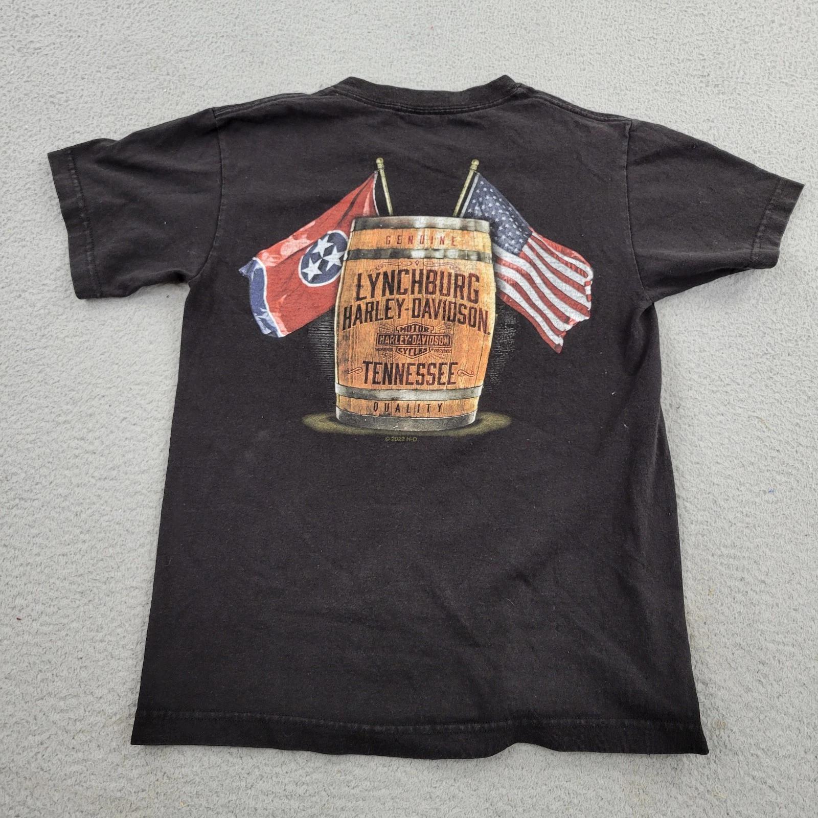 

Harley-Davidson Lynchburg Shirt Mens Small Tennessee State Flag Graphic Whiskey S