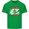 Torn Lebanon Flag Lebanese Day Football Unisexs Light Cotton TShirt