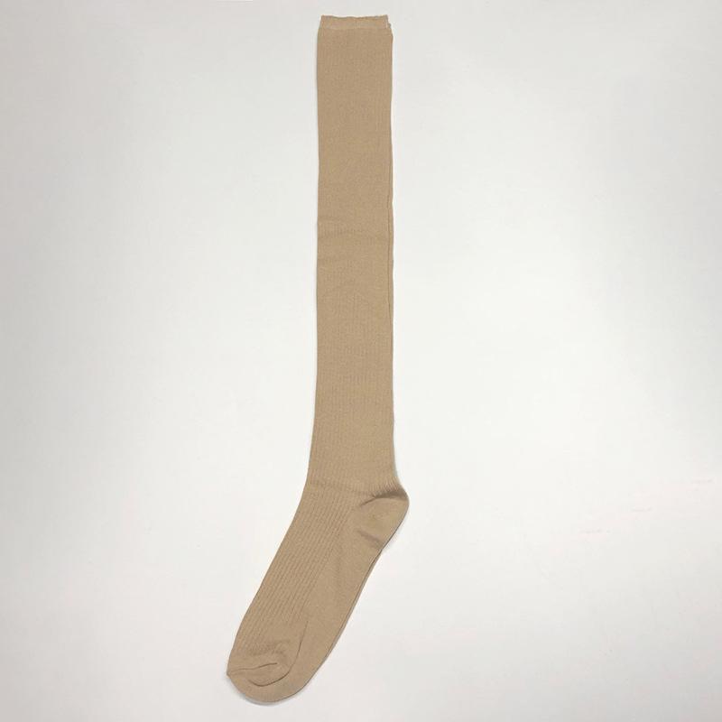 Lolita Cute Vertical Striped Stockings Japan And South Korea Campus Socks Knee Color Warm Pile Socks Long Tube High Tube Women's
