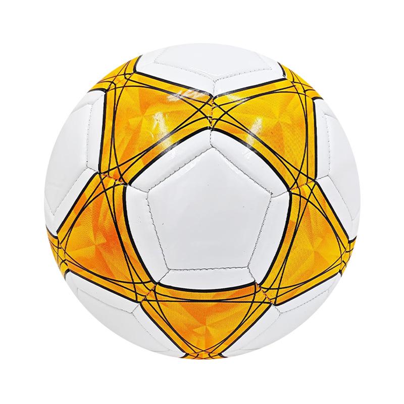 Size 5 PVC/PU Machine-Sewn Football for Adults and Students - Ideal for Competition and Training
