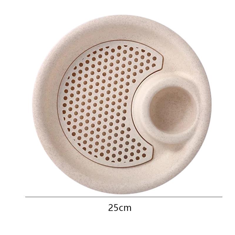 Nordischer Teller aus Weizenstroh: Vielseitig einsetzbar für Obst, Gemüse, Knödel und Salate. Perfekt für den Heim- und Hotelgebrauch. Langlebig und umweltfreundlich.