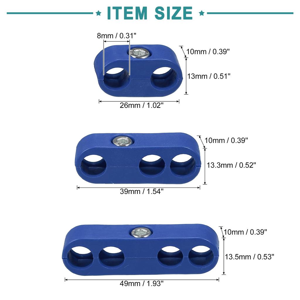 ACROPIX Spark Plug Wire Separator Car Accessories Blue - 1 Pack