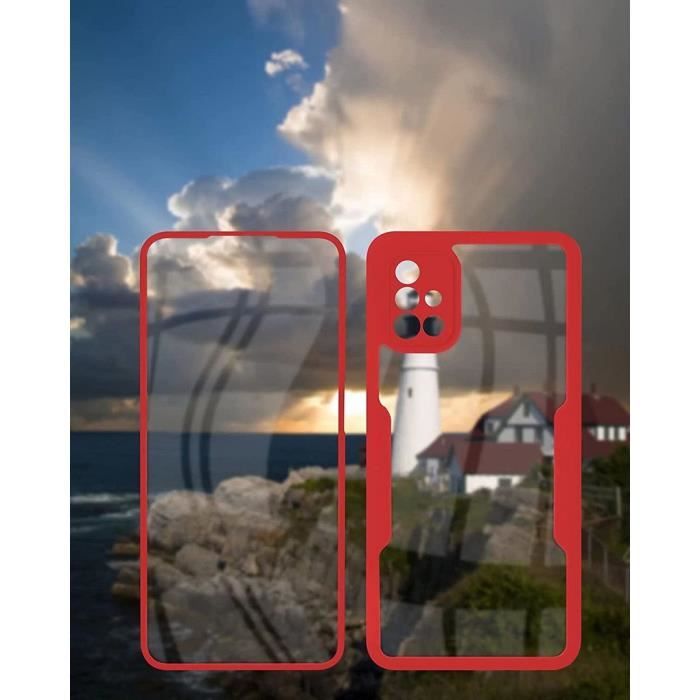 Skal - BOOLING - för Samsung S22 Plus - Röd - 360° Skydd - Anti-gulnande