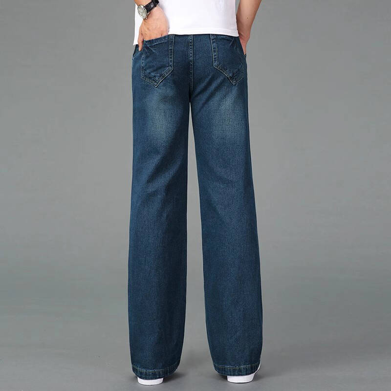 Herren Schlagjeans Herren Mittelhoch Designer Klassische Denim Jeans