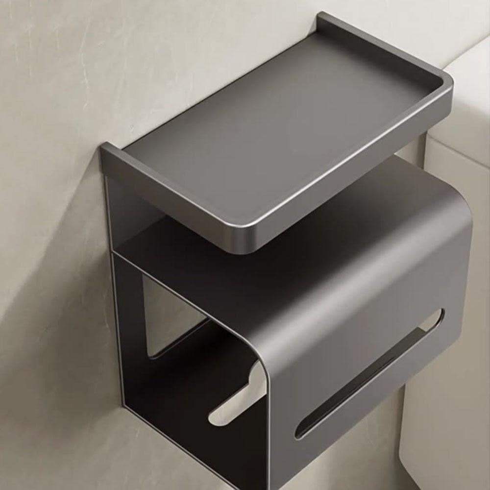 Strong Load-bearing Toilet Paper Storage Rack Wall Mounted Bathroom Tissue Dispenser Bathroom