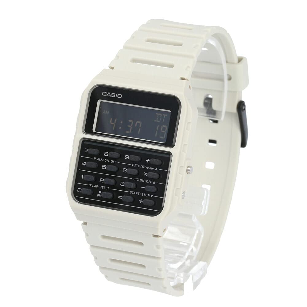 

CASIO QUARTZ CA-53WF-8B DATA BANK Men s/Women s Calculator Ivory Cheap Casio