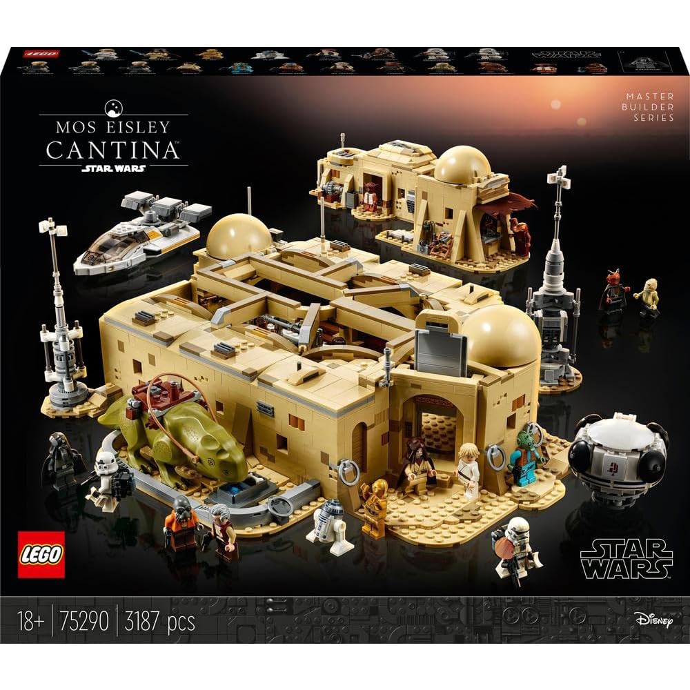 LEGO Star Wars Mos Eisley Cantina 75290 Building Set with Minifigures and Accessories
