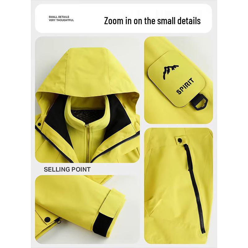 MULINSEN Women's 3-in-1 Outdoor Jacket