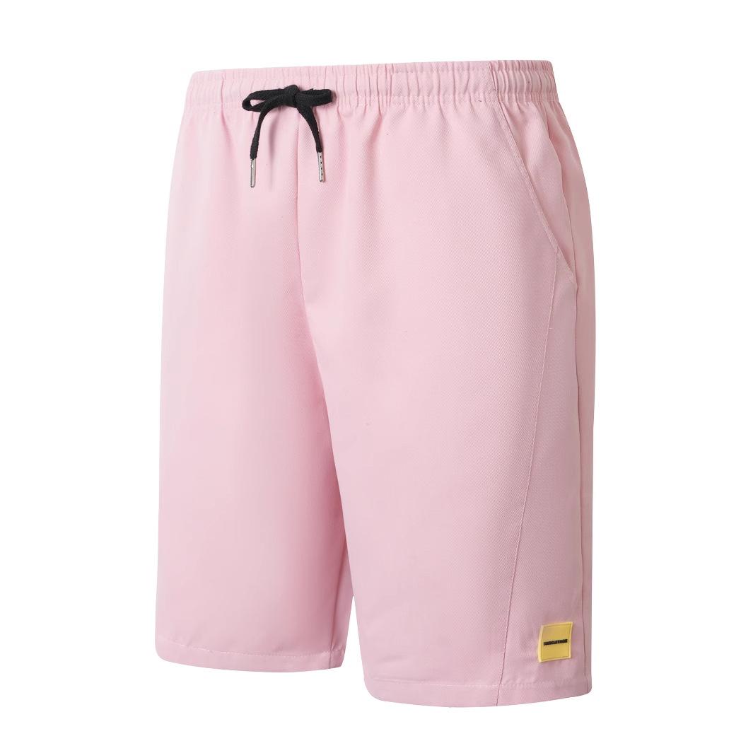 

New Men S Summer Casual Sports Fitness Running Basketball Single Layer Shorts For Men S рожевий