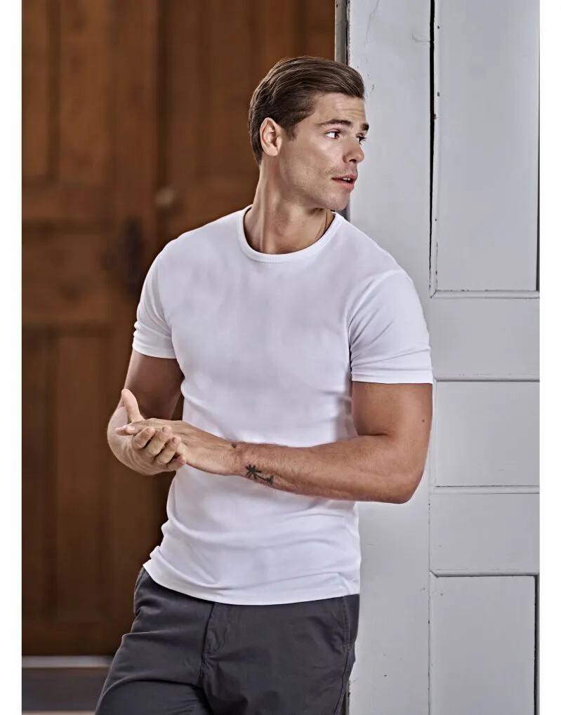 Tee Jays Mens Interlock Tee Mens Workwear Short Sleeve Cotton T-Shirt XXXXL