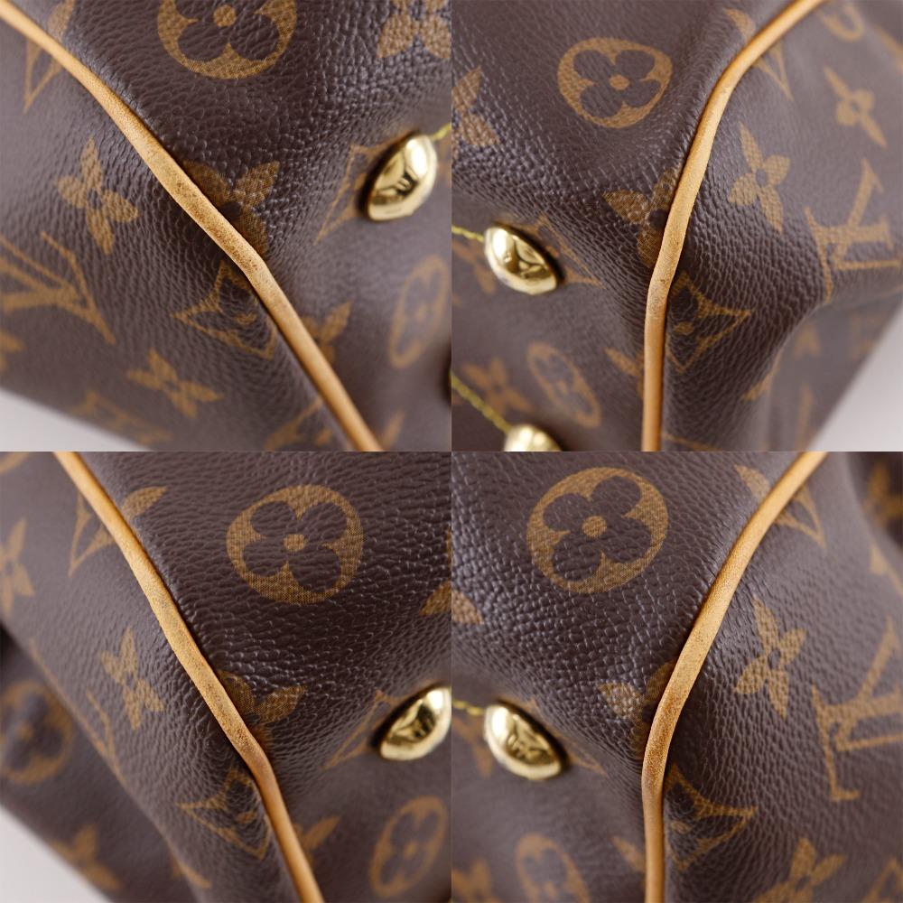 LOUIS VUITTON Tivoli PM Handbag M40143 Brown Monogram canvas Women Used