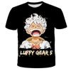 Fashion Kid Anime One Piece Luffy T Shirt Boy Clothing Kids Boys Tshirt Children T-shirt Summer Short Sleeve Tops Tees