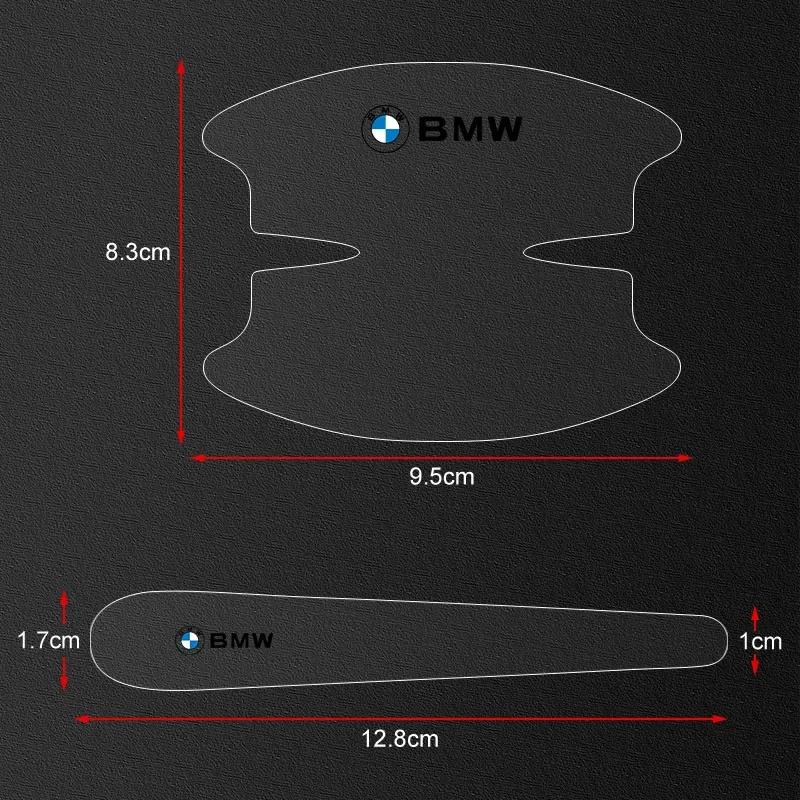 8pc Car Door Bowl Anti-scratch Sticker Clear Door Bowl Handle Protection Sticker For BMW E34 E46 E39 E38 E90 E60 E36 F30 F30 F10