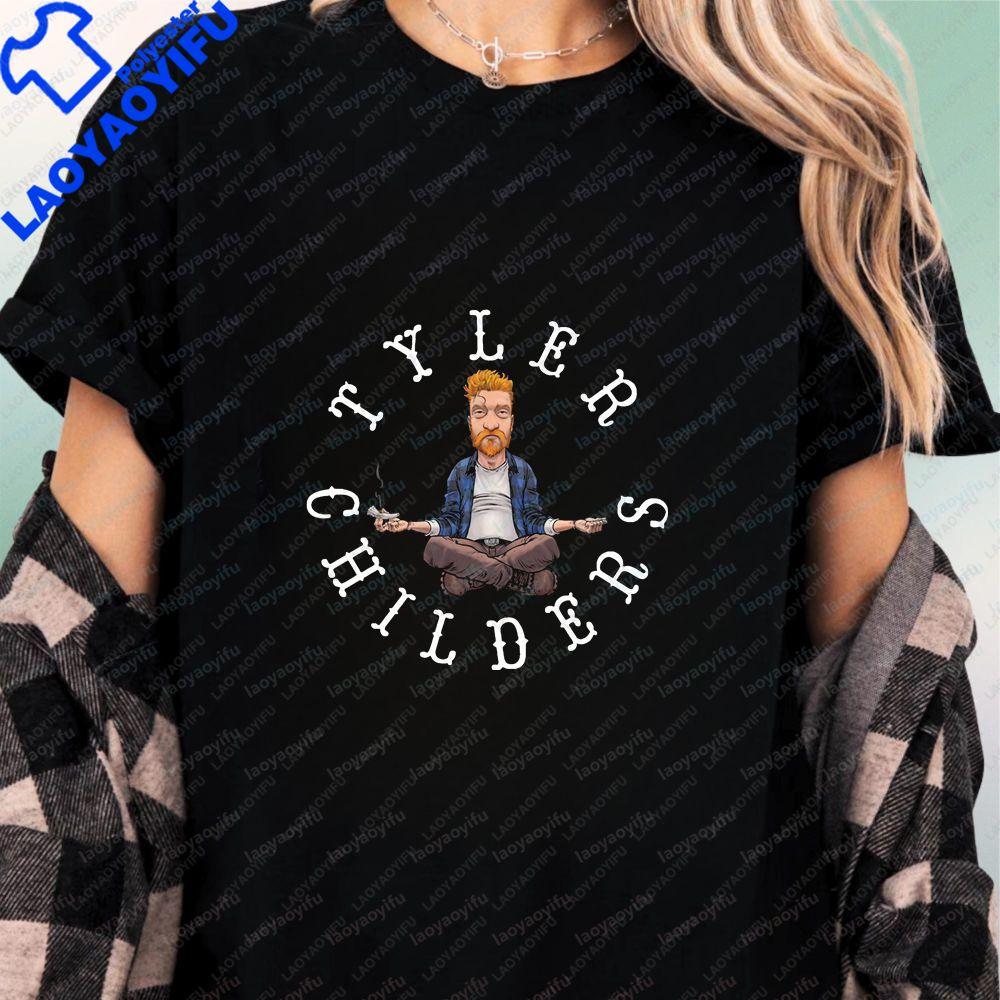 Tyler Childers Summer Trend LooseSleeved Unisexs and WoUnisexs Universal Pattern LargeSized Comfortable TShirt