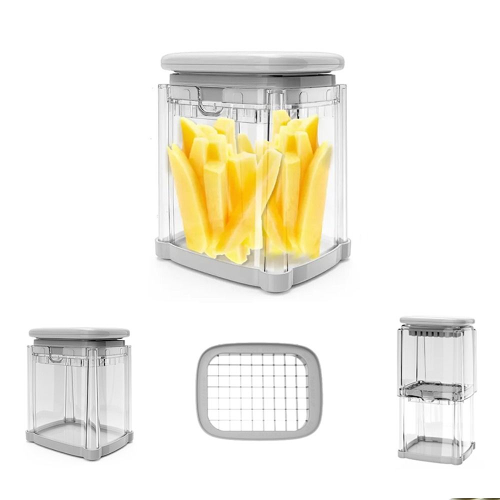 Manual French Fries Cutter Hand Press Fruit Slicer Household Vegetable Dicer  Cooking