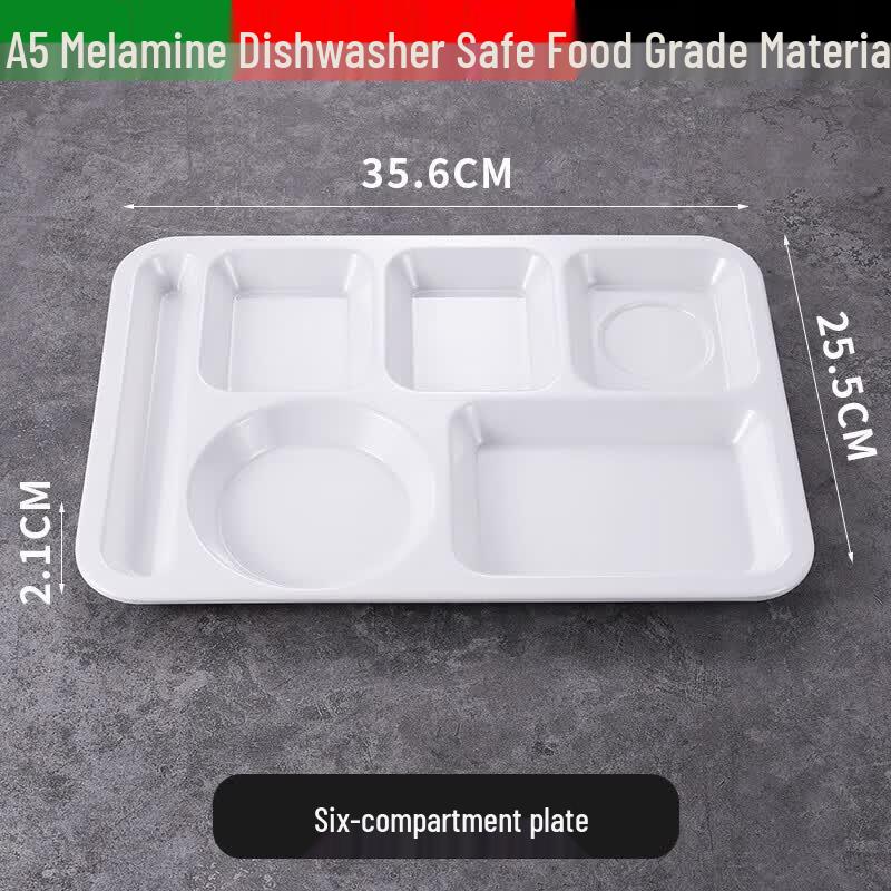 Melamine Divided Meal Tray