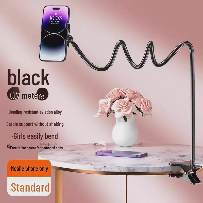 

Регульований приліжковий та настільний тримач для телефону для перегляду та зйомки