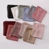 Rinestone Chiffon Hijab Scarf With Chains Women Muslim Hijab Luxury Bead Pearl Scarves Shawl Women Long Scarf Shawl Head Wraps
