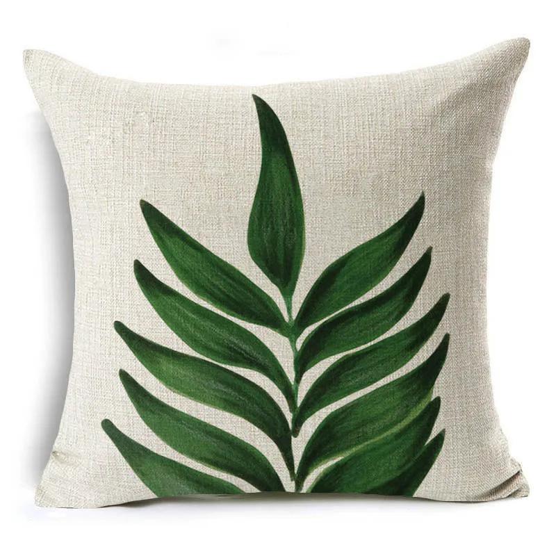 Nordic Style Succulents Printed Cushion Cover Pineapple Ananas Pattern Pillow Case Home Decorative Sofa Car Chair Throw Pillows