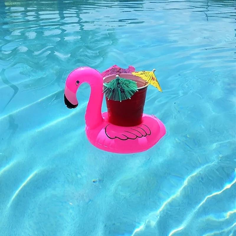 Ins hot selling Firebird cup holder inflatable water coaster floating beverage cup holder