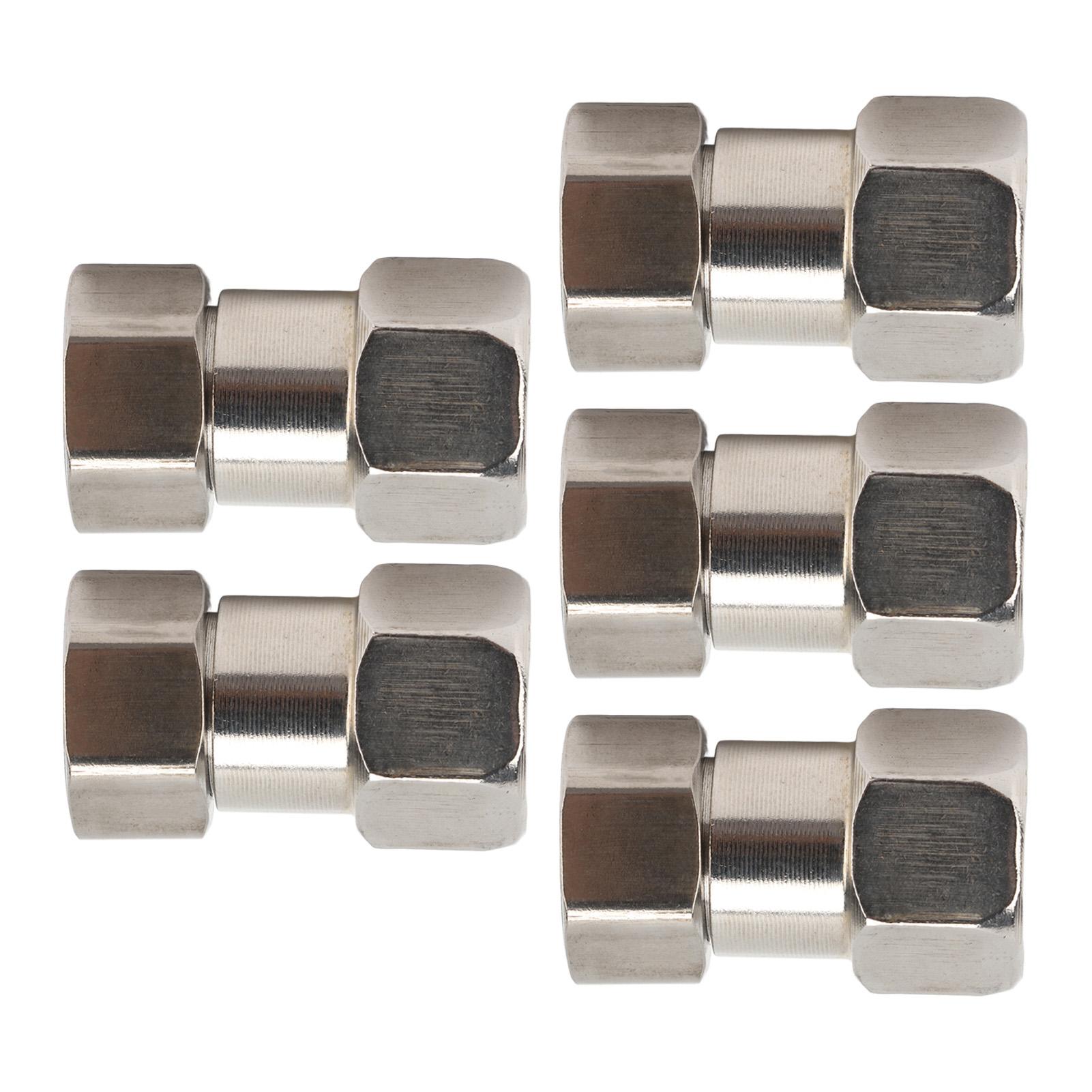 

5 ШТ. Сантехнические фитинги из нержавеющей стали с внутренней резьбой, переходники для труб для душа, водонагревателя G1 2