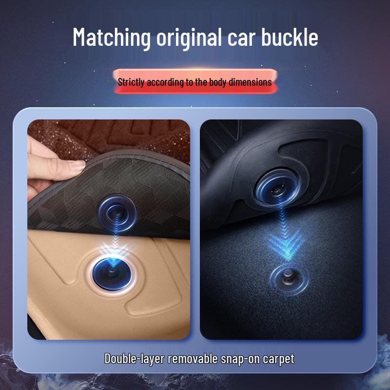 Galaxy Starship 7 TPE2025 Foot Mats for Geely Galaxy EM-i Car Interior Accessories