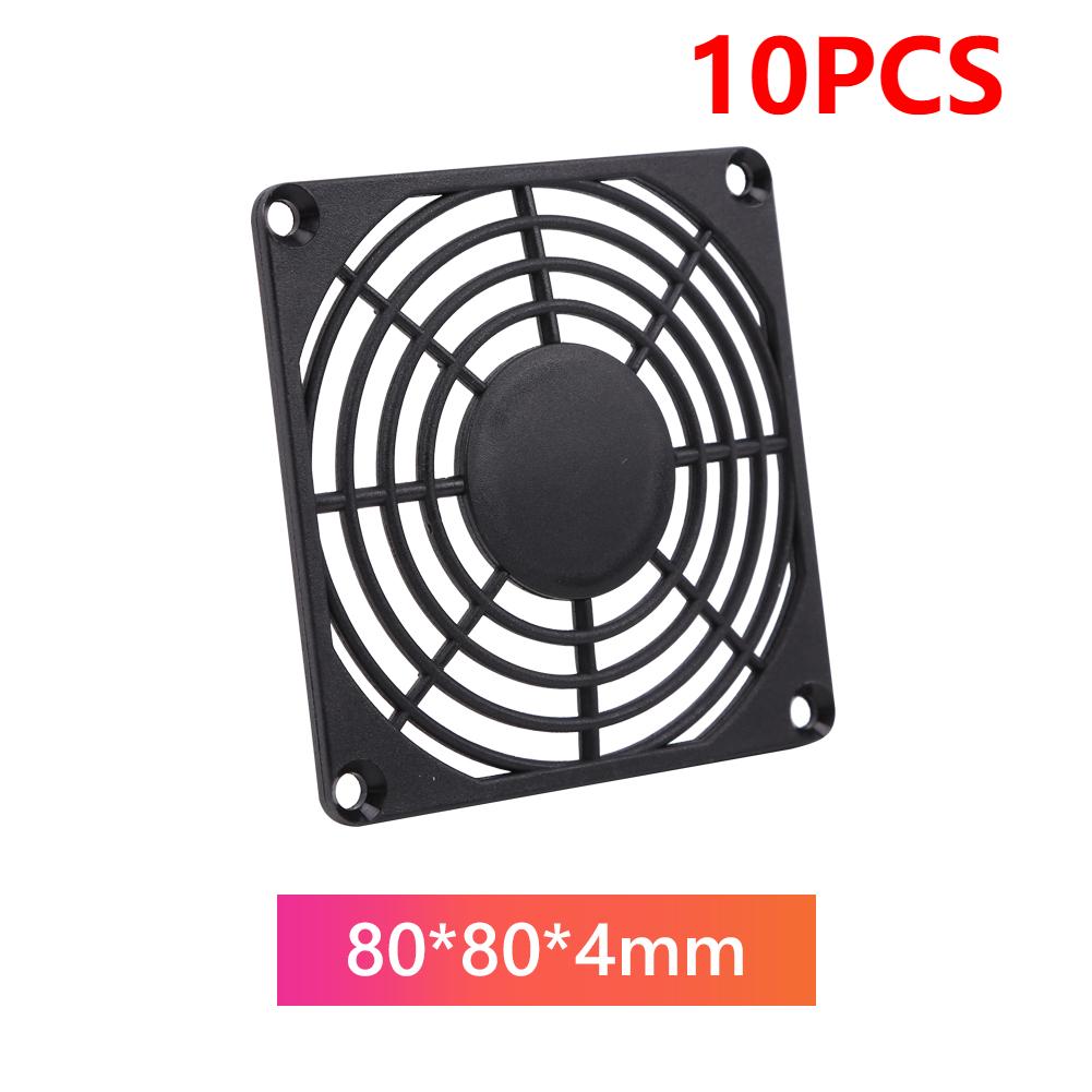 10PCS/5PCS 80mm 120mm PC Case Fan Dust Filter Screen Plastic Dustproof Grills for Desktop PC Fan Grills Computer Accessories