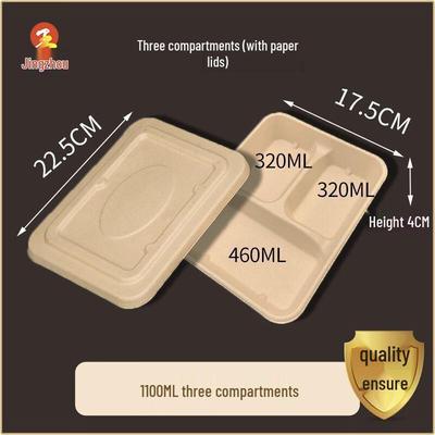 Jingzhou Biodegradable Corn Starch Takeaway Meal Boxes