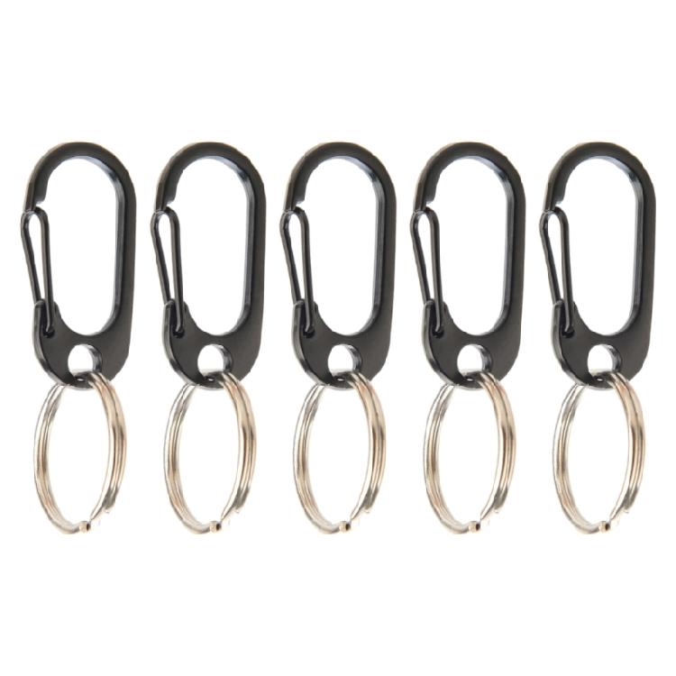 

Waist Suspending Buckle Key Chain Key Buckle Zinc Alloy Keychain Clip Belt Hanging Buckle Keyring Holder Keychain Buckle чорний