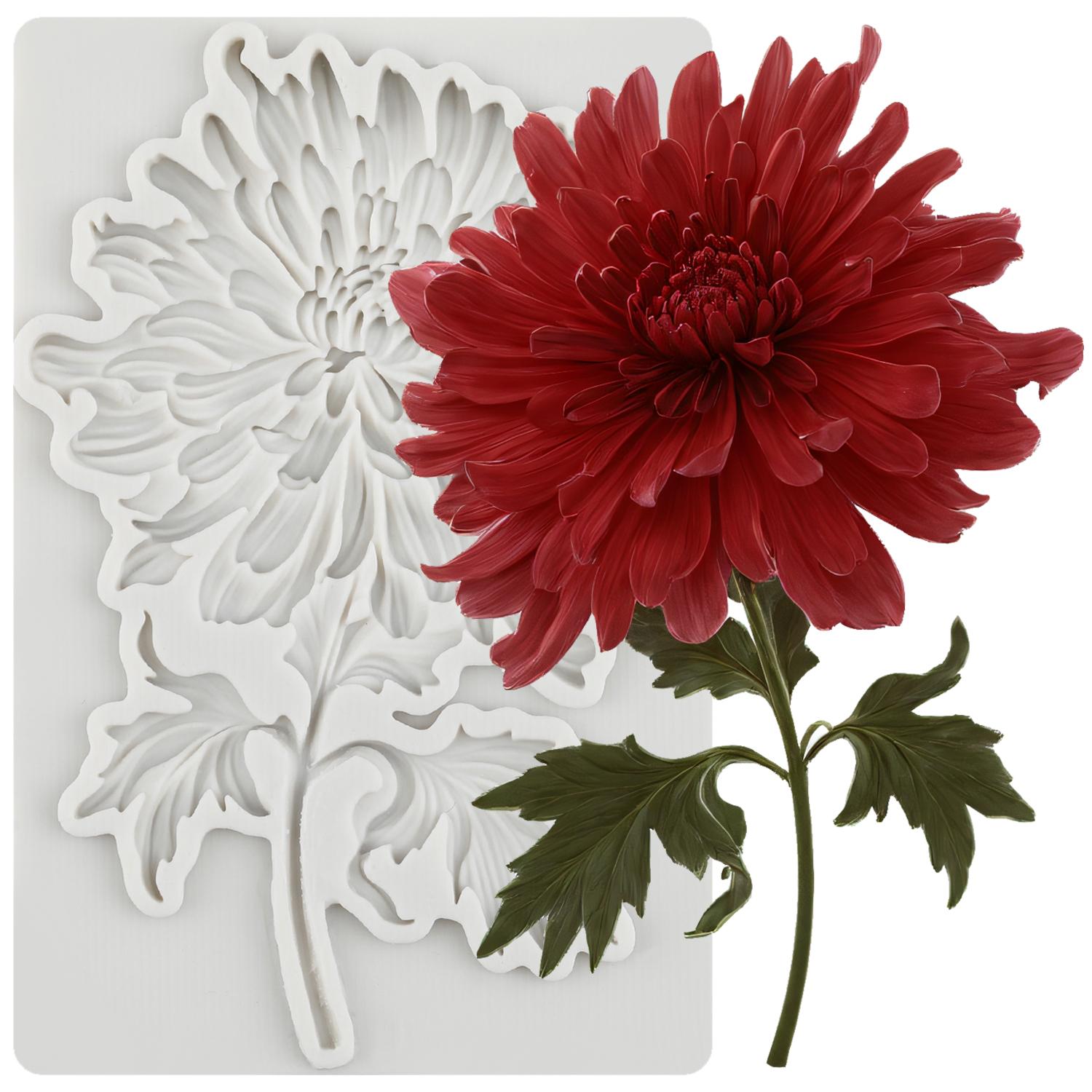 

Daisy Flower Silicone Mold Chrysanthemum Fondant Molds Cake Decorating Tools Cupcake Topper Candy Resin Clay Chocolate Gumpaste Mold