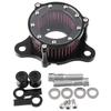 Air Cleaner Intake Filter System Kit For Sportster XL883 XL883N XL883R XL883P XL1200 XL1200L XL1200X Iron 883 Forty Eight XL1200