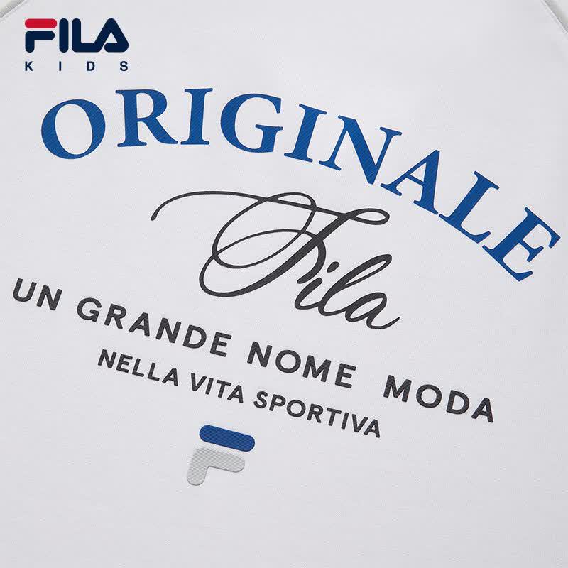 Fila Junior Boys' Long-Sleeve Crewneck T-Shirt