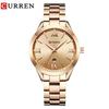 Curren 9007 Women's Waterproof Steel Band Quartz Watch with Calendar