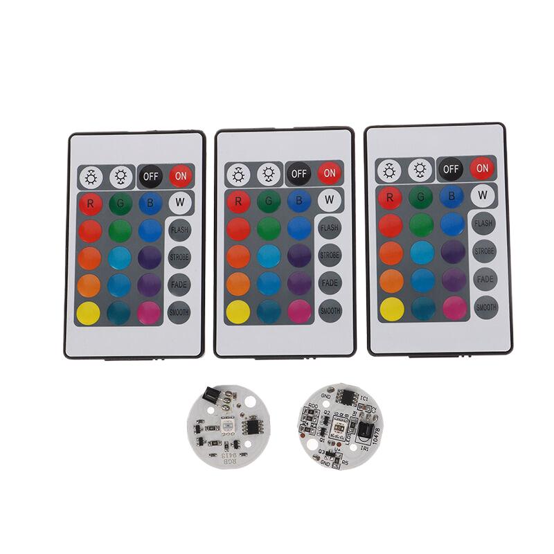 5V Niederspannung LED Farben Bunter Farbverlauf Runde Platine Lampe Licht Platine Quelle Mit Infrarot Fernbedienung LED Licht Perlen