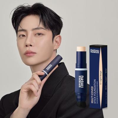 Herren Multi Cover Stick Foundation [Nr. 1/Nein. 2/Nein. 3], Beliebte koreanische Kosmetik für Männer