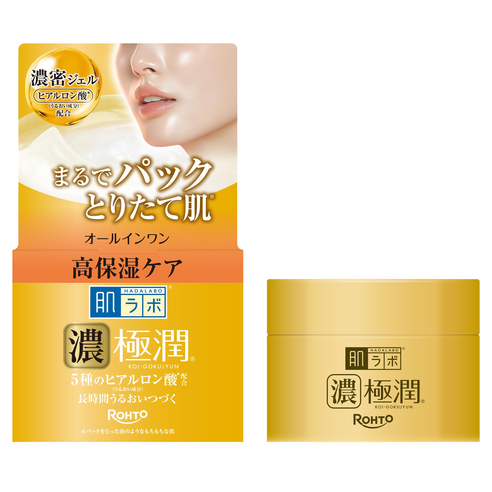 Hada Labo Gokujun Perfect Gel Highly Moisturizing Gel 100g, All-in-One